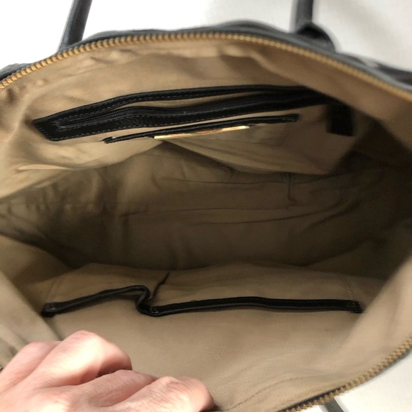 Black and White Checkered Overnight Bag - Picture 11 of 16